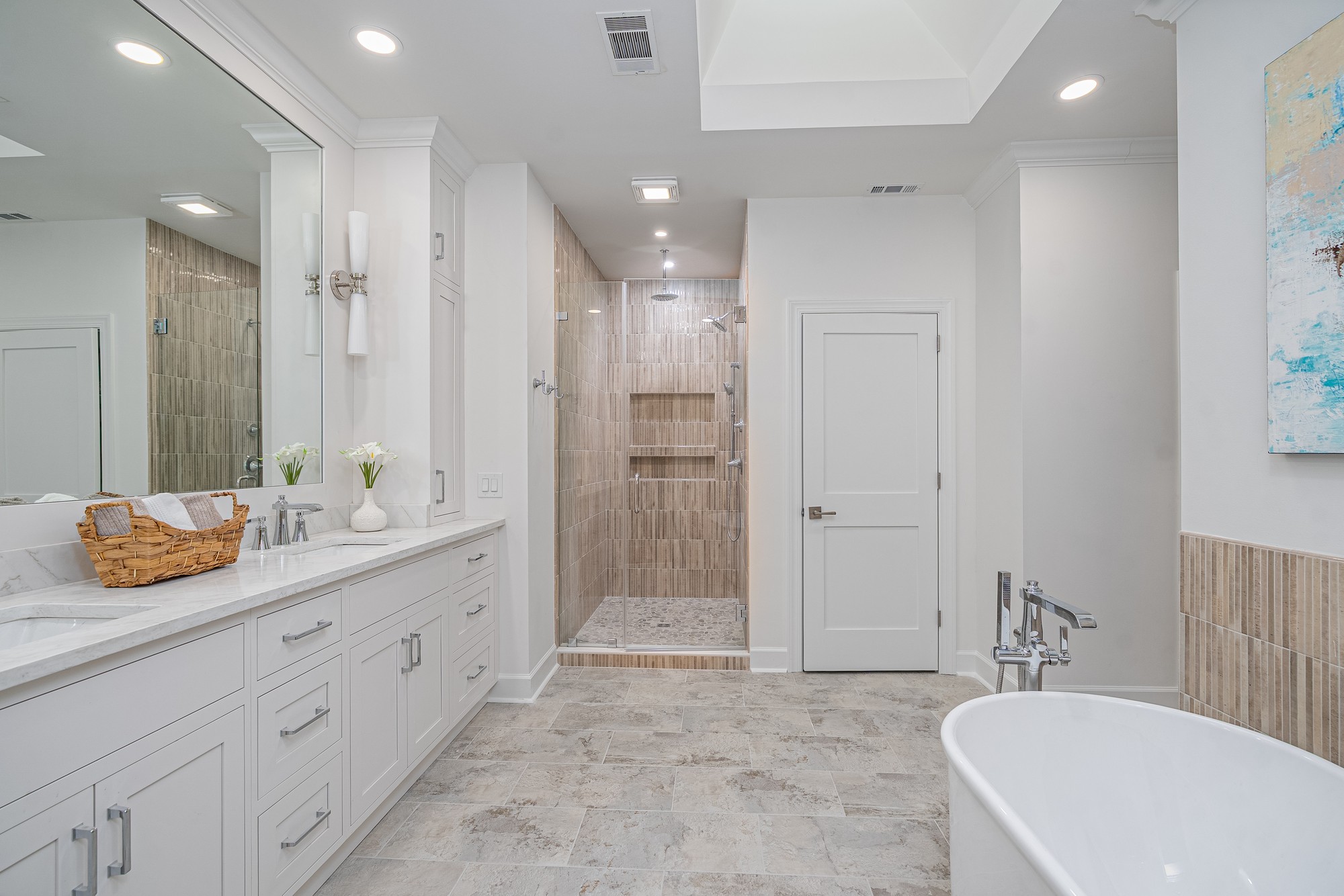 The Master Bath after