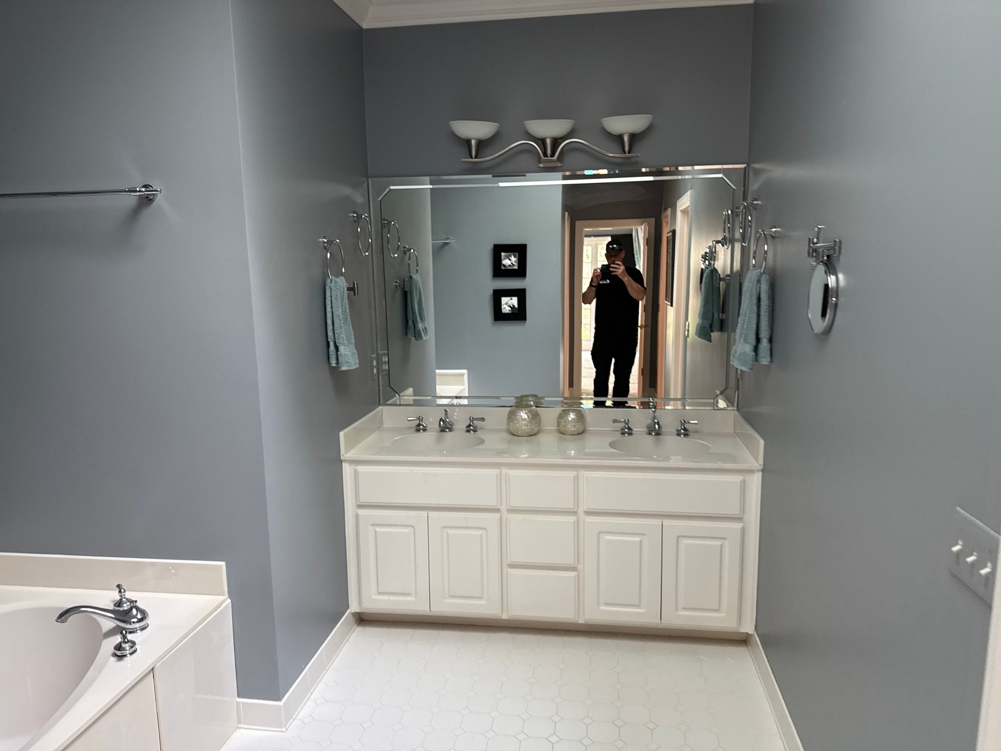 The Master Bath before